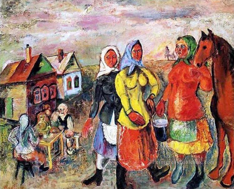 dans un village russe 1926 russe Peintures à l'huile